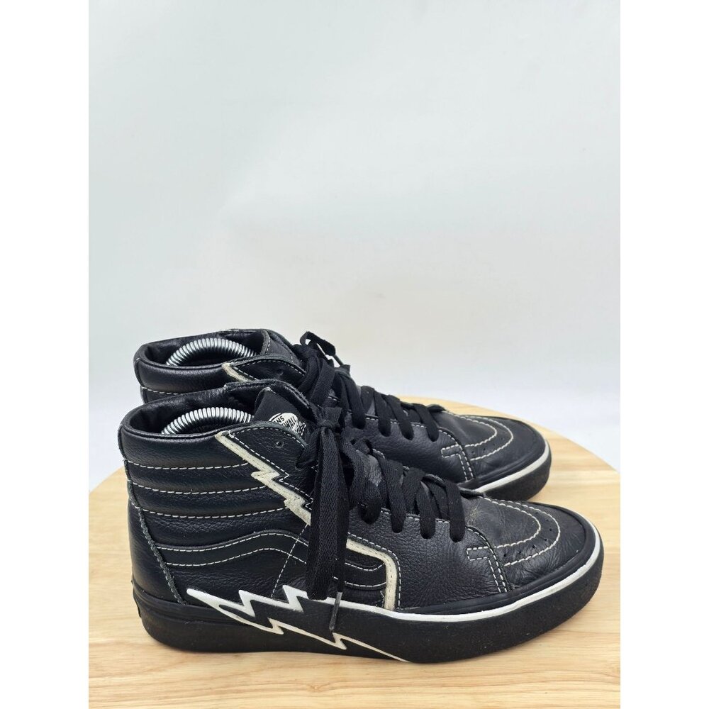 Vans Black and White High-Top Sneakers